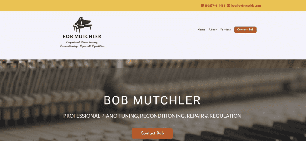 Bob Mutchler Professional Piano Tuning, Reconditioning, Repair & Regulation